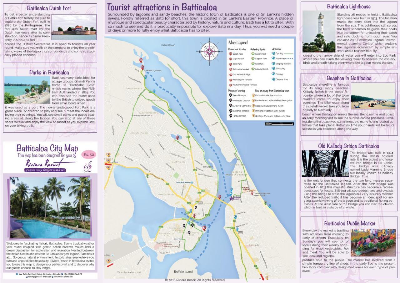Riviera Resort Batticaloa Eksteriør bilde